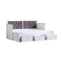 Hanah Home Alacati Cama de día - Blanco y Antracita